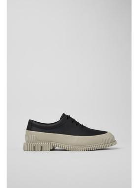 代购Camper男士男鞋透气吸汗软底轻便黑色白色皮革可拆卸鞋垫