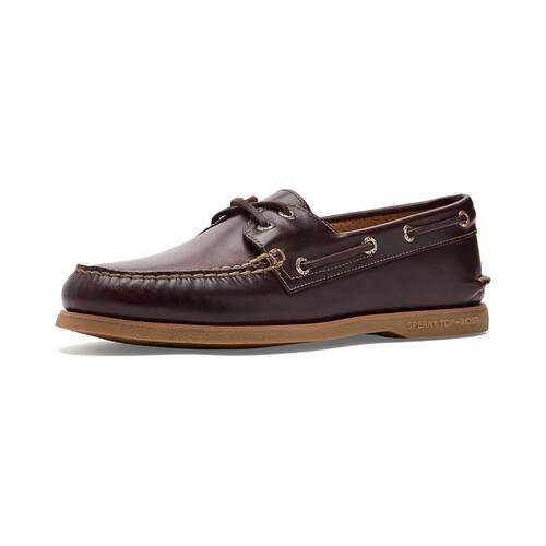 海外代购SPERRY男士时尚休闲鞋防滑舒适耐穿圆头系带日常通勤