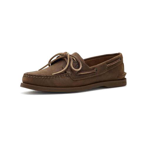 海外代购SPERRY男士时尚休闲鞋防滑耐磨轻盈舒适圆头系带