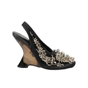 Noten女鞋 Van 露跟时装 凉鞋 晚宴约会 代购 镶钻高跟鞋 Dries