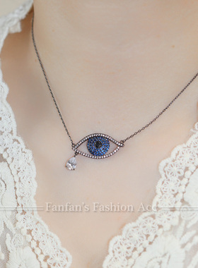 精致锆石镶嵌轻奢通勤高档项链