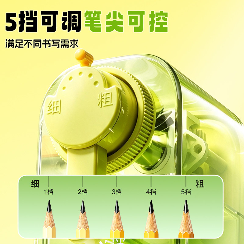 晨光文具卷笔刀手摇式儿童小学生图片
