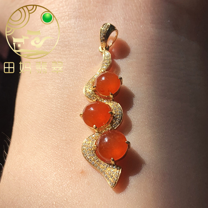 直播手镯翡翠缅甸戒指吊坠