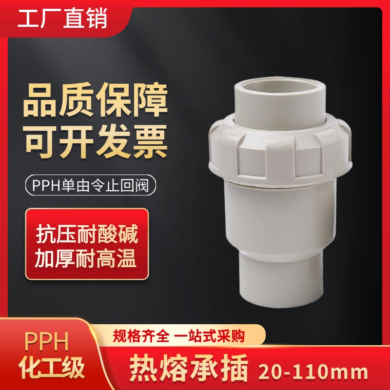 聚丙烯PPH化工级单向阀逆止阀