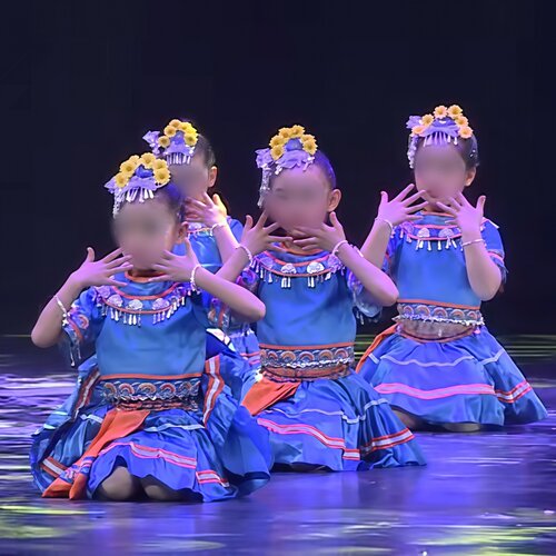 少儿舞蹈《苗朵》专业定制服装