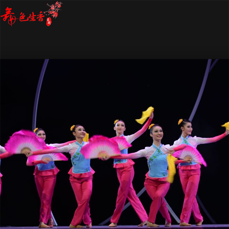 桃李杯演出服女古典舞云南花灯服民族民间舞蹈服广场舞艺考服定制
