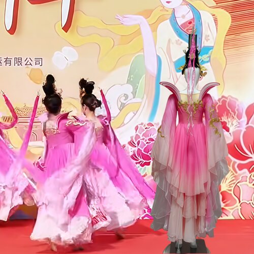 《国色天香》古典舞舞蹈服