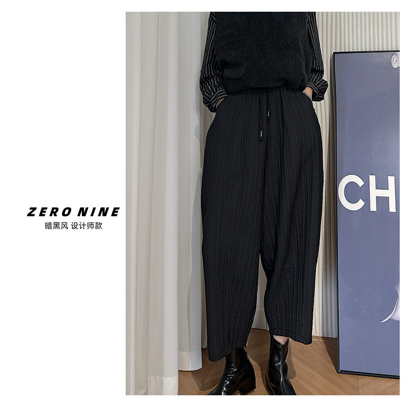 Dan Dan 暗黑山本风松紧腰哈伦棉裤子女,女装/女士精品,棉裤/羽绒裤,淘宝优惠券,粉丝福利购,淘宝优惠卷