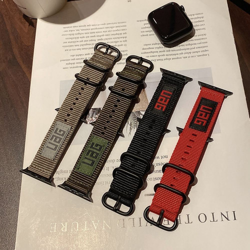 U系列适用于苹果手表表带iwatch UItra8/7/6/尼龙帆布49/45mm环扣