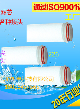222带接头pp棉熔喷滤芯20寸保安过滤器滤芯222三角尖接头净水滤芯
