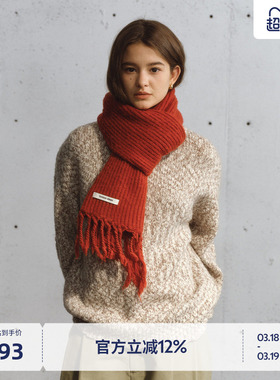 BEASTER套头毛衣圆领百搭针织衫小个子2025冬季新款百搭上衣情侣