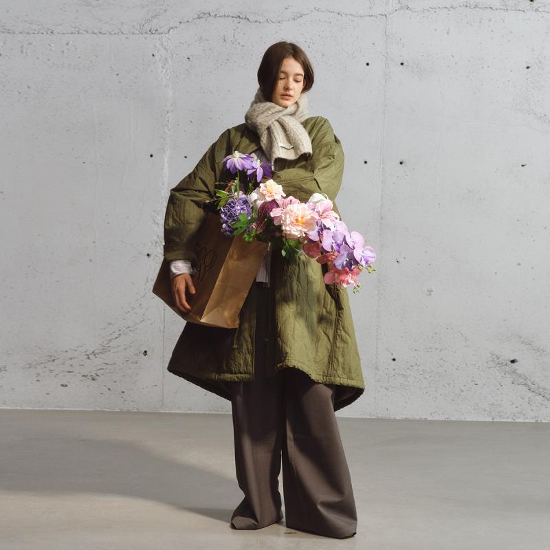 BEASTER百搭中长款立领棉服