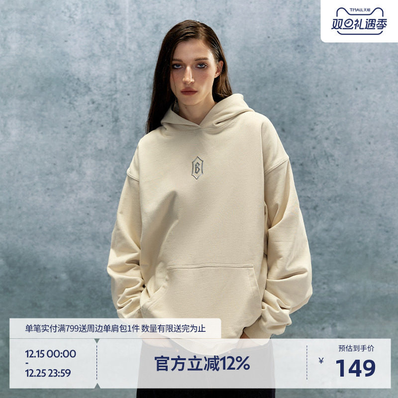 beasterfe纯棉重磅连帽卫衣