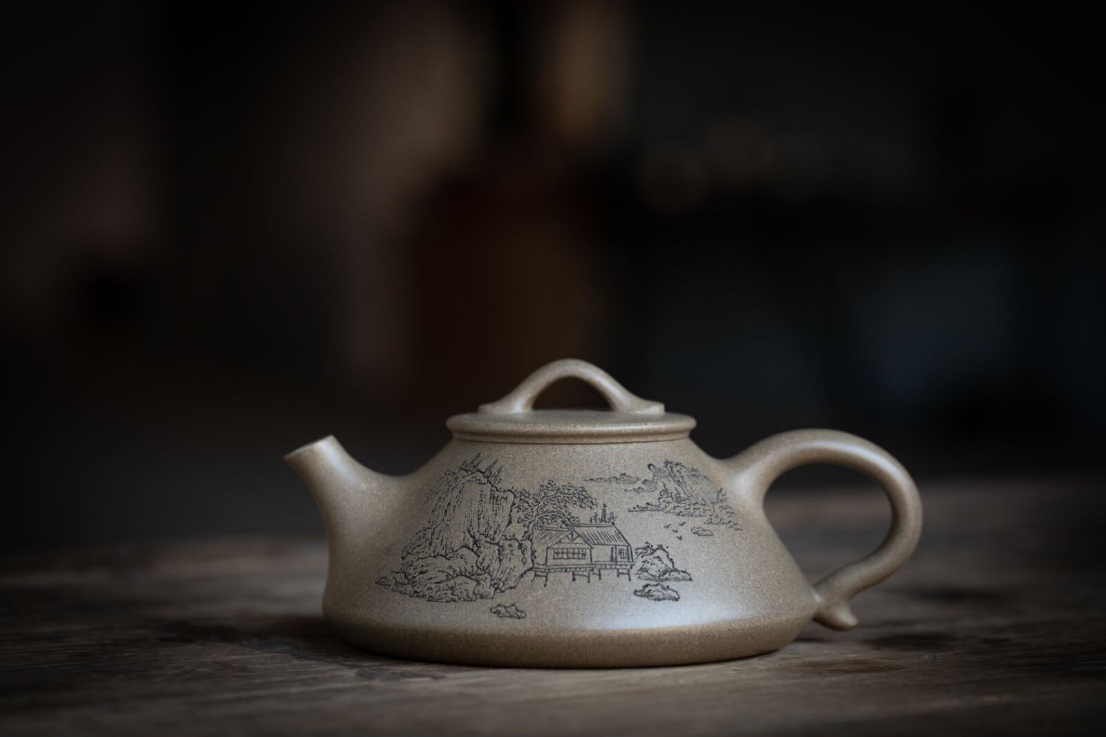 宜兴紫砂壶原矿蟹壳清段全手工茶具炉围煮茶煮茶壶器炉煮煮茶茶