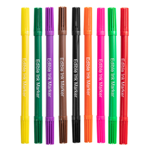 色素笔烘焙勾线笔填充可食用色素蛋糕马卡龙糖霜饼干翻糖卡通馒头