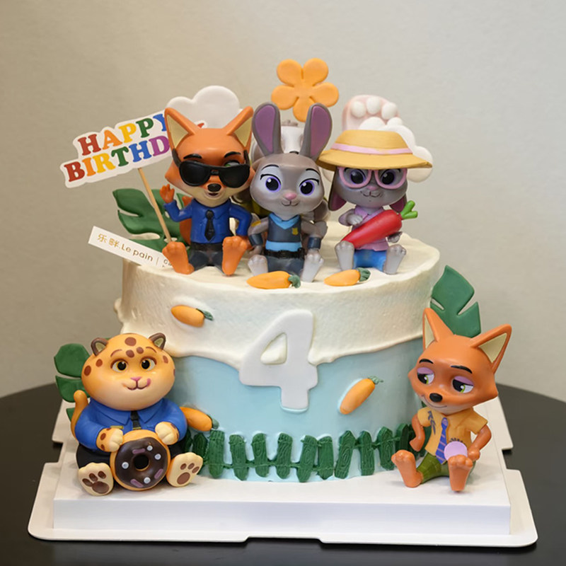 网红疯狂动物城蛋糕装饰摆件朱迪警告兔子女孩儿童生日烘焙装扮,节庆用品/礼品,节日装扮用品,淘宝优惠券,粉丝福利购,淘宝优惠卷