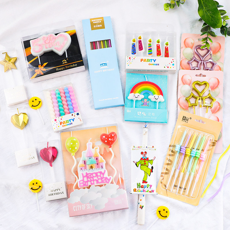 创意烘焙蛋糕装饰生日蜡烛五角星心形爱心蜡烛摆件派对甜品台装扮,节庆用品/礼品,蜡烛,淘宝优惠券,粉丝福利购,淘宝优惠卷