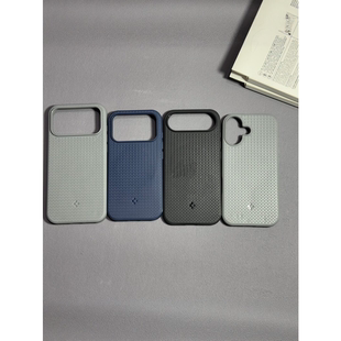 Spigen新款苹果16轮胎纹马格MagSafe磁吸手机壳适用iPhone17Promax新款17air高级16plus全包15高档防摔手机套