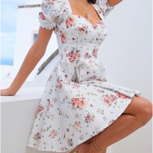 summer women dresses casual flora ladies retro skirt女连衣裙