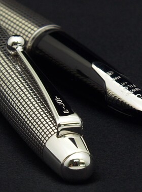 一航 日本百乐 925 纯银 雕刻18K 金笔 FK-5MS 钢笔 PILOT