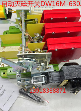江苏二工电磁铁式自动灭磁开关GXW1M DW10M-600 DW16M-630A断路器