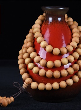 玄同太行崖柏素珠108颗手链时尚流行佛珠手串高油性男女情侣款