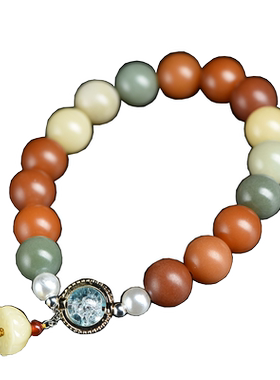 多宝菩提子天然阴皮白玉菩提根