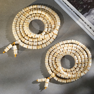 金丝竹手链竹节文玩108颗手串佛珠念珠国风异形珠男女饰品手饰品