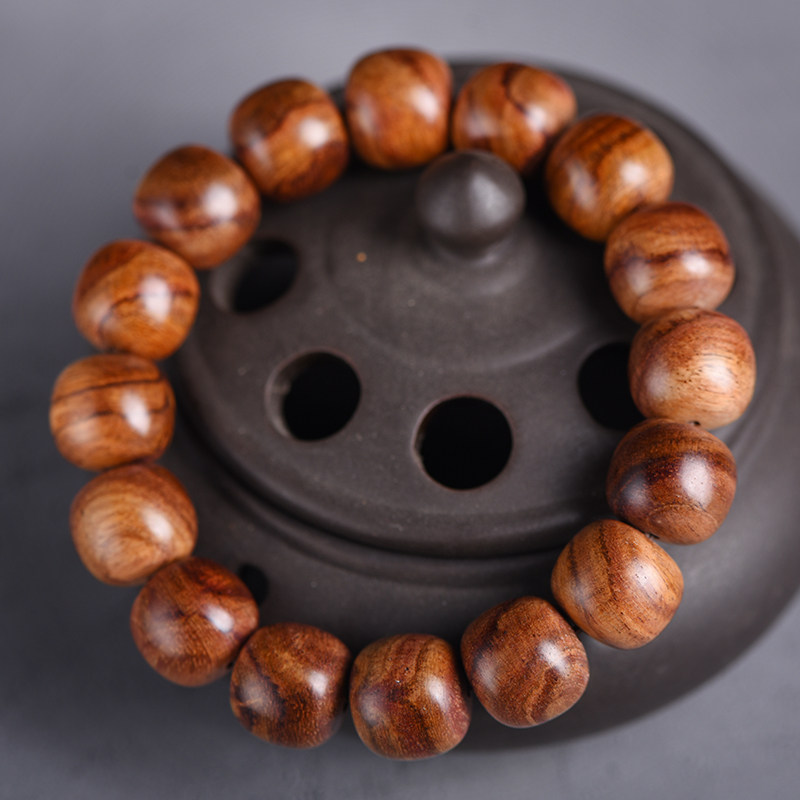 玄同海南黄花梨海黄佛珠手串老型珠文玩念珠男女款盘玩手链