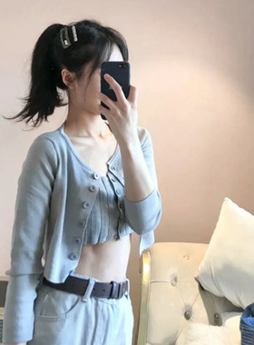 5折清仓 Mobius K 灰色系短款背心