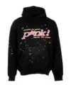 Sp5der P*NK Hoodie Black