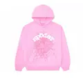 Sp5der OG Web Hoodie Pink