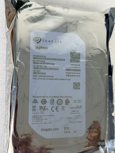 全新原装希捷ST8000HKVS002 8T硬盘 监控 录像机专用硬盘 希捷8TB