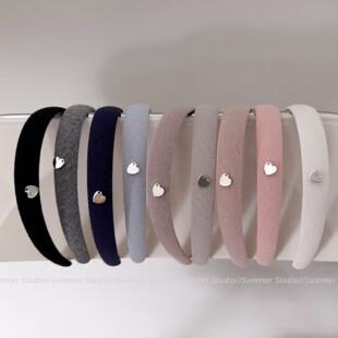 细款发箍~低饱和色系针织复古头箍原创设计少女发卡气质洗脸压发