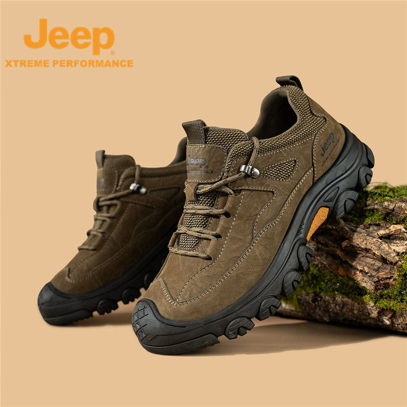 Jeep吉普男鞋秋冬季户外登山鞋