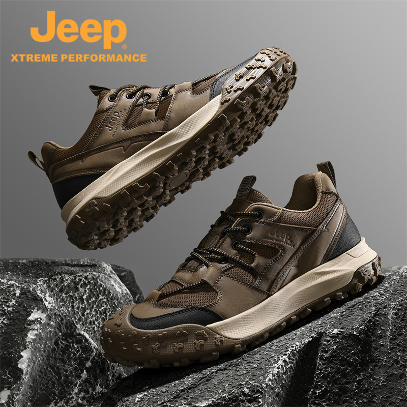 Jeep吉普户外徒步鞋防滑越野跑鞋
