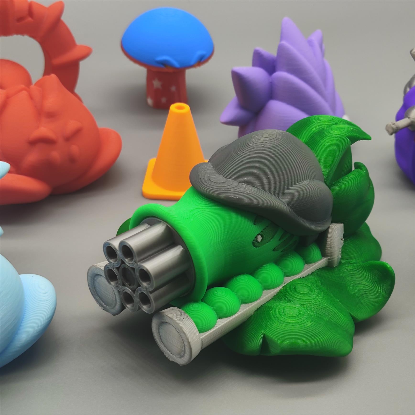 植物大战僵尸3D打印模型实物