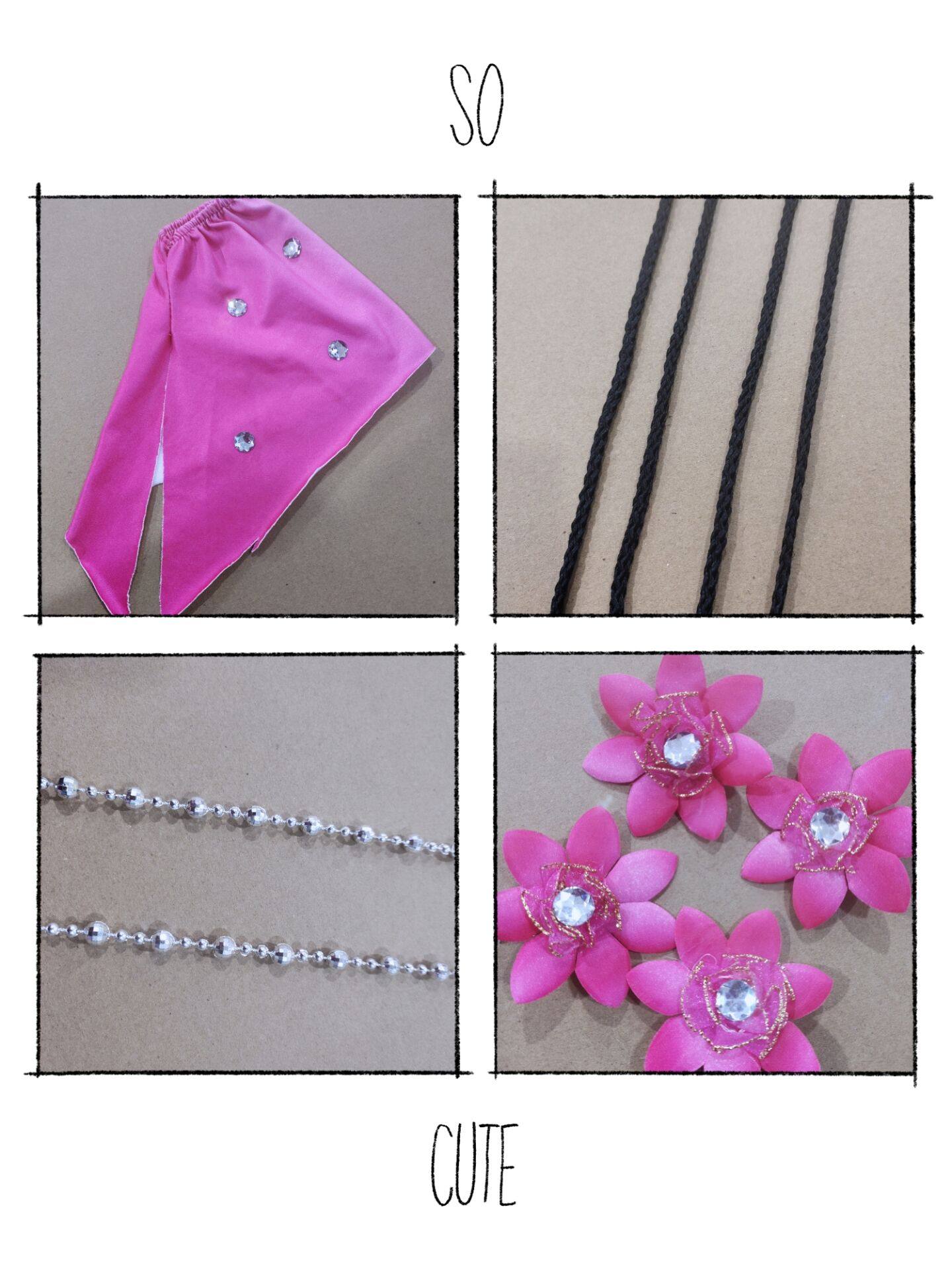 《笛中花》舞蹈演出服装配饰头花小辫子袖子笛中花舞蹈服