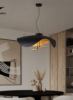 意大利Catellani Lederam金箔餐厅吊灯法式轻奢设计师客厅卧室灯