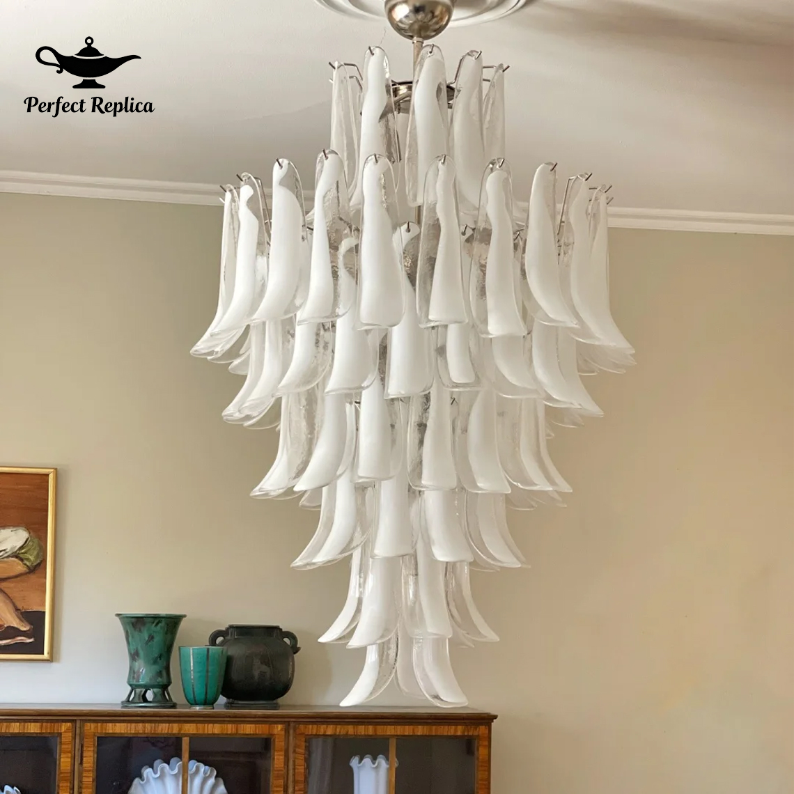 法式murano别墅复式楼梯吊灯复古