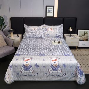 2025新款冰丝席三件套夏季床单可机洗折叠家用1.5米1.8m空调席子