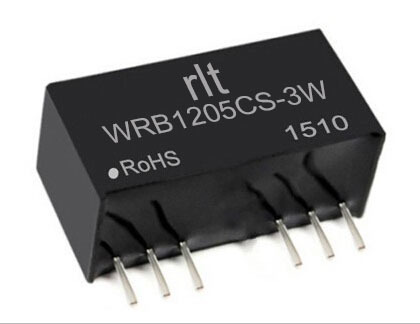 dc-dc电源模块9V-18V转5V单路稳压 隔离芯片 WRB1205CS-3W