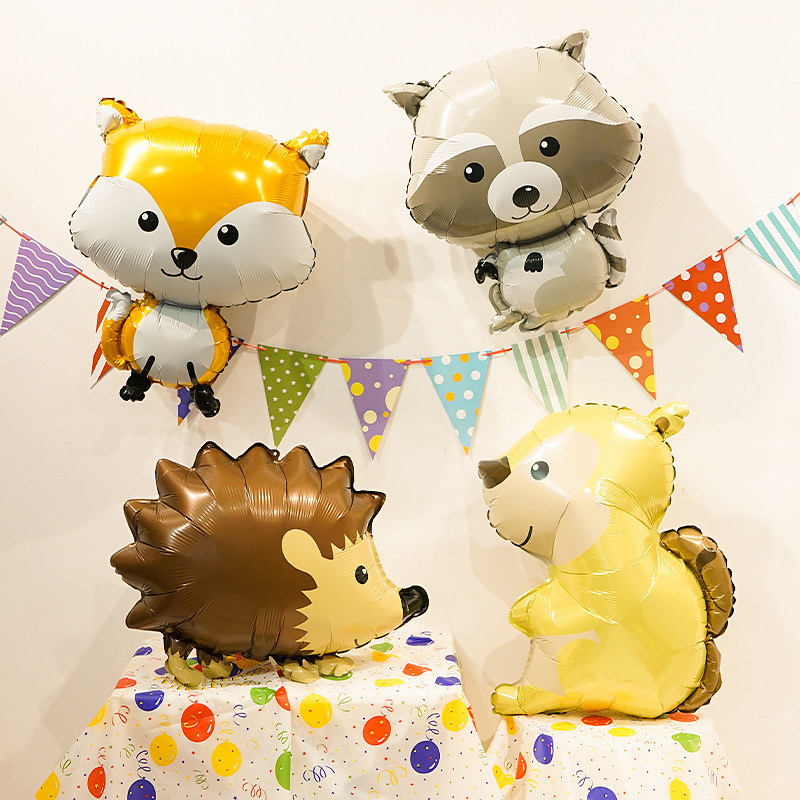 儿童铝膜气球卡通动物