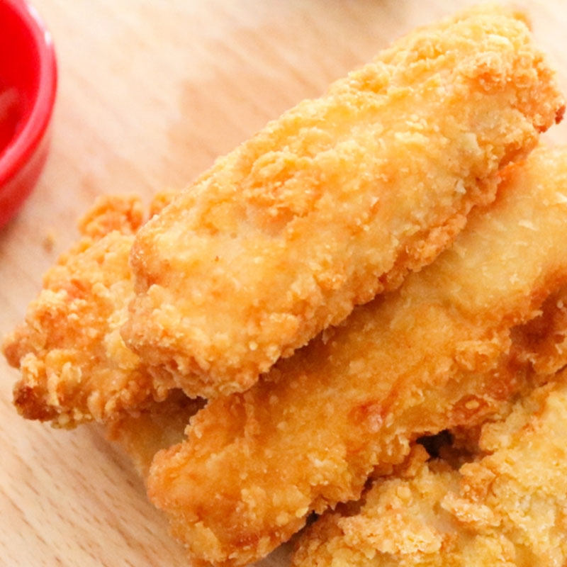 整箱 新和盛手撕鸡条无骨鸡柳条黄金鸡肉条墨西哥鸡肉卷 1kg*10包