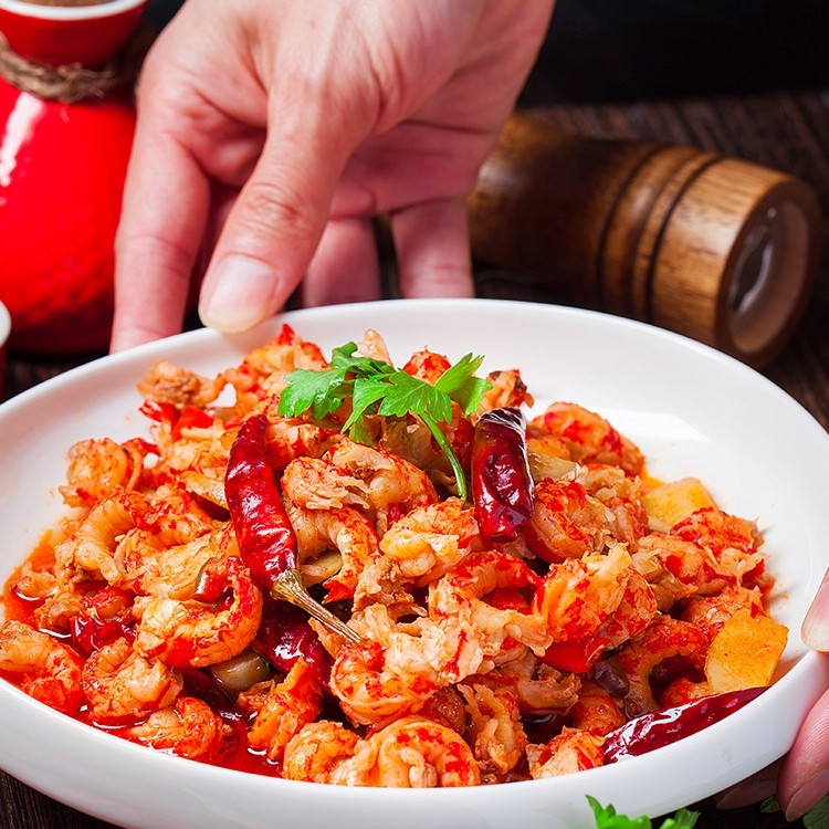 去黄龙虾仁冷冻去壳龙虾尾肉盖浇饭汉堡披萨食材4斤商用小龙虾肉