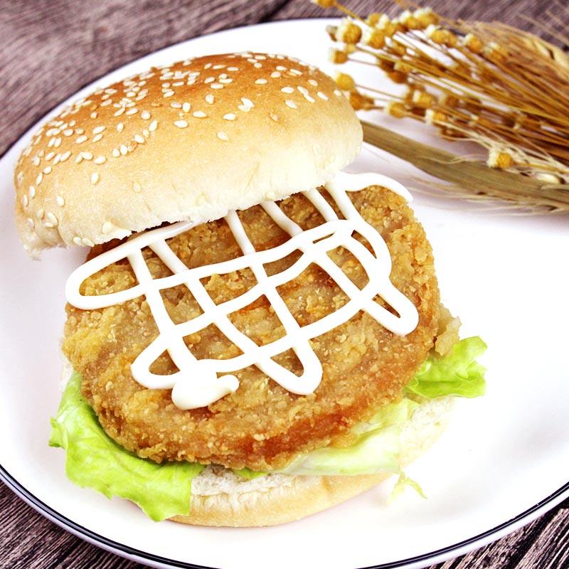 劲脆鸡腿堡 劲脆鸡排汉堡鸡肉960克/包12片 早餐鸡排不辣裹粉鸡排