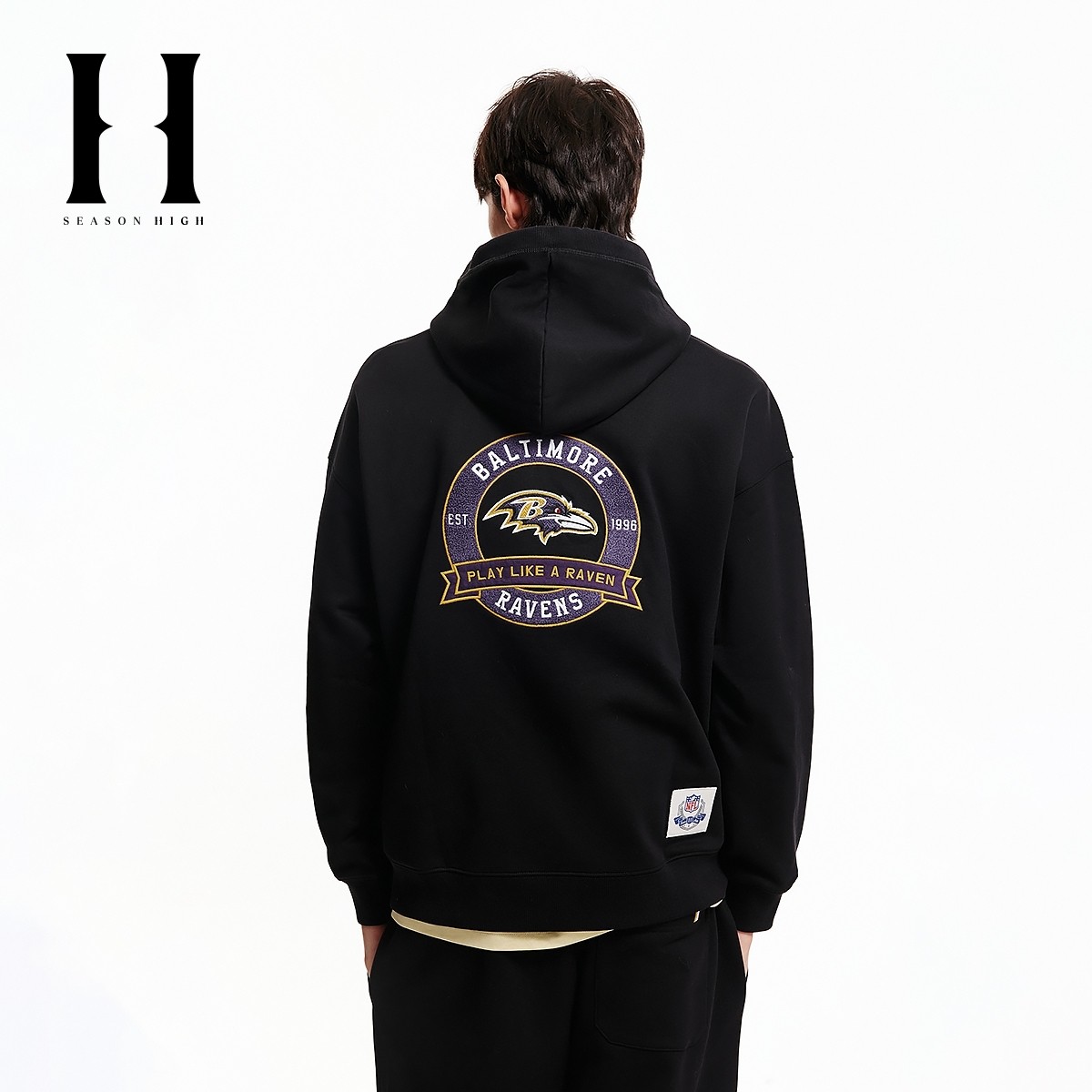 SEASON HIGH男装NFL联名款老鹰队冬季新款抽绳连帽休闲卫衣,男装,卫衣,淘宝优惠券,粉丝福利购,淘宝优惠卷