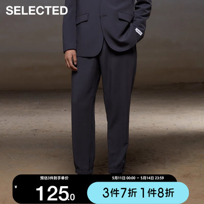 SELECTEDselected有型束脚西裤