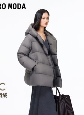 Vero Moda羽绒服2025冬季新款90白鸭绒连帽休闲羽绒服325412035