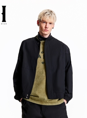 SEASON HIGE冬季BSQ联名舒适潮流时尚立体刺绣棒球服夹克外套男装